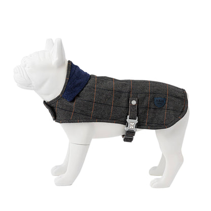 Hugo & Hudson - Checked Tweed Dog Coat