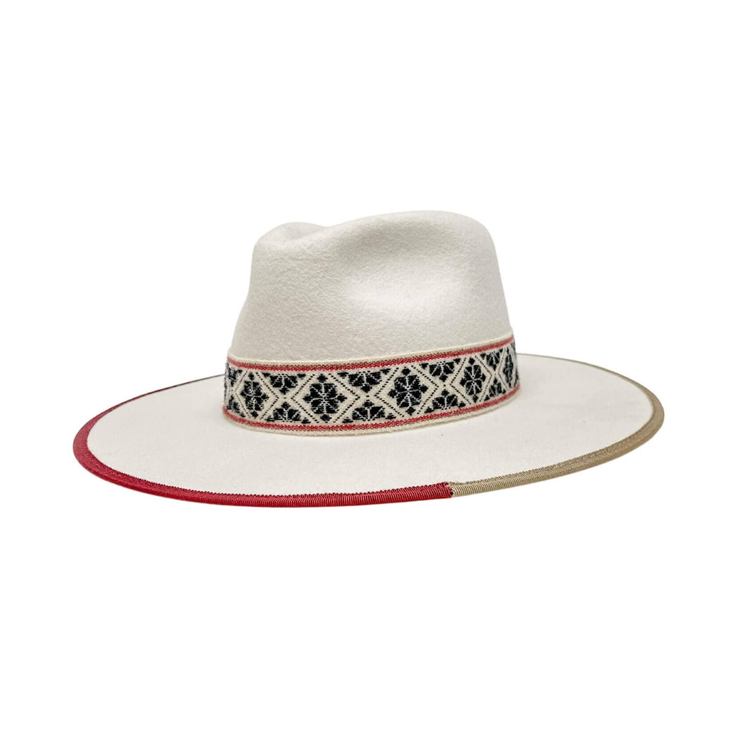 American Hat Makers - Fazenda - Womens Wide Brim Felt Fedora Hat