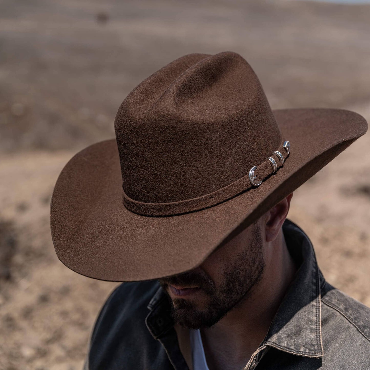 American Hat Makers - Cattleman - Brown Felt Cowboy Hat