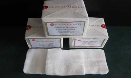 Global MediVet Gauze Swabs