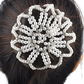 Hamag Pearl Hair Bun Net with Crystals