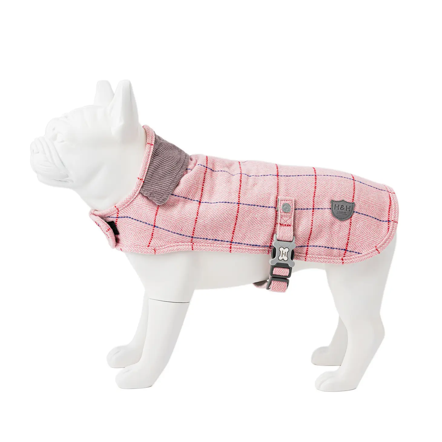 Hugo & Hudson - Checked Tweed Dog Coat