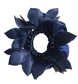 Hamag Rose Petal Scrunchie with Crystals