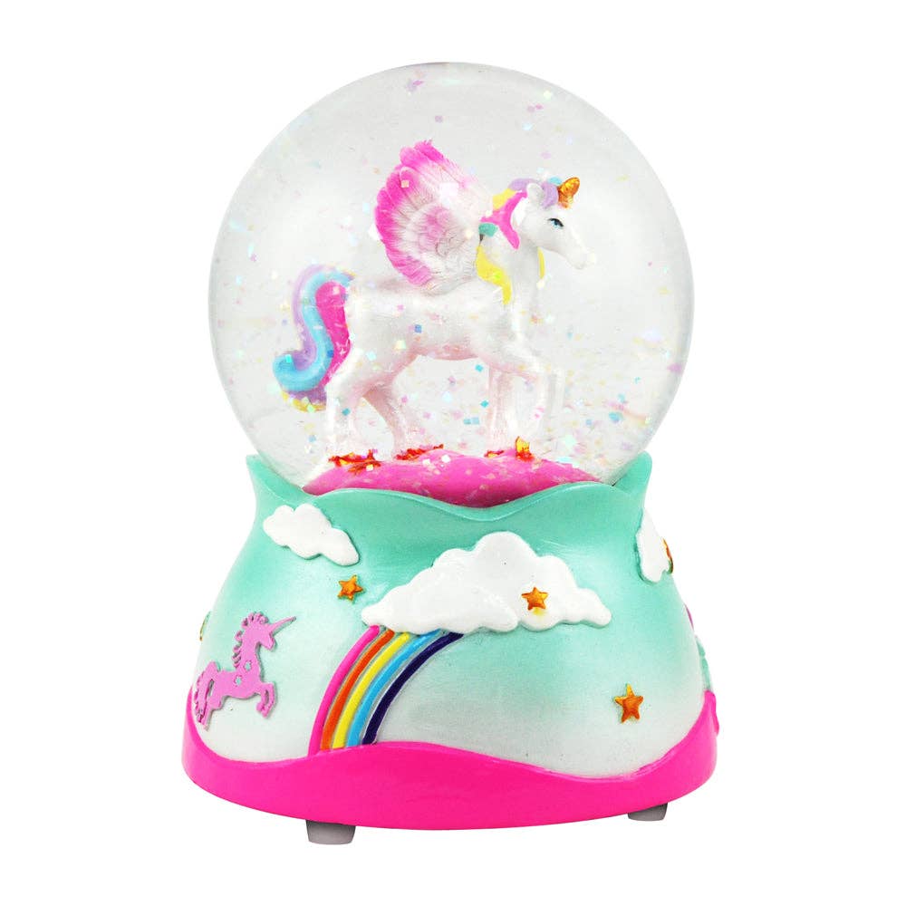 Pink Poppy - My Fairytale Large Musical Snow Globe