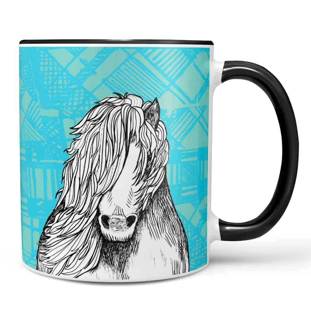 Gillian Kyle - Tartan Pony Chunky Mug