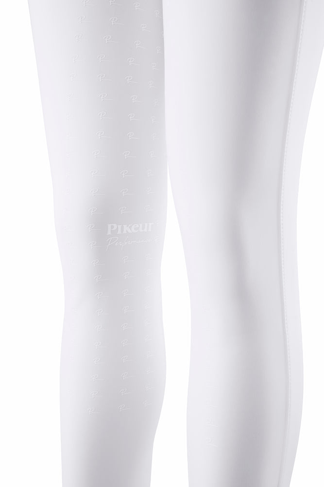 Pikeur Youth Braddy Midwaist GripTec Full Seat - White