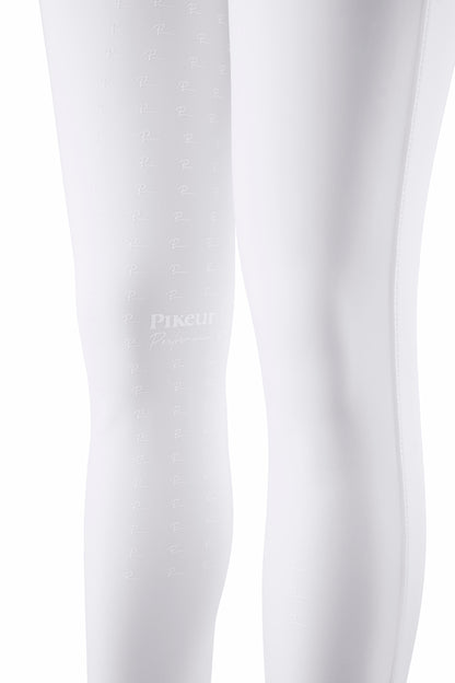 Pikeur Youth Braddy Midwaist GripTec Full Seat - White