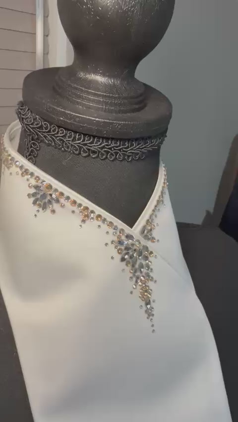 Plastronique Custom Stock Tie Rose Gold/Clear Drip