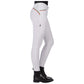 HKM Laura Garrelli Riding Breeches Full Seat - Livigno Sportive - White & Taupe