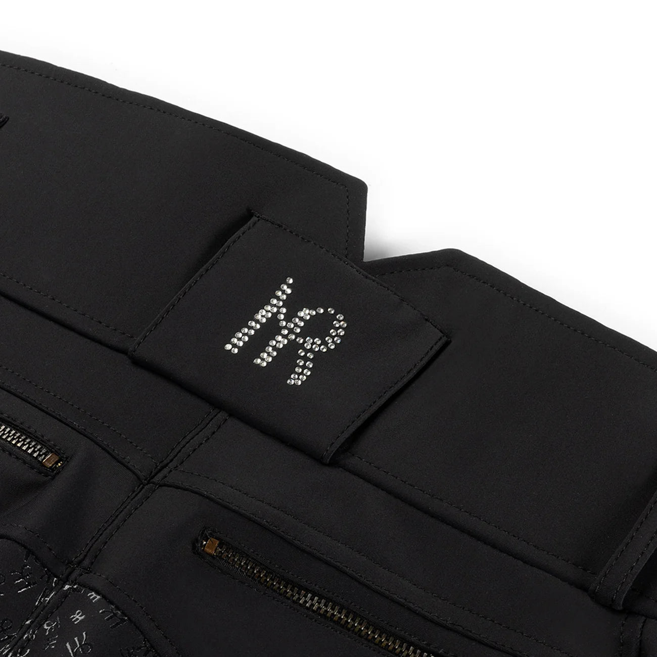 Mrs Ros Amsterdam Riding Breeches - Black & Navy