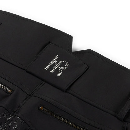 Mrs Ros Amsterdam Riding Breeches - Black & Navy