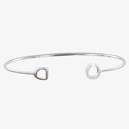 REEVES & REEVES - Horseshoe and Stirrup Cuff Bracelet