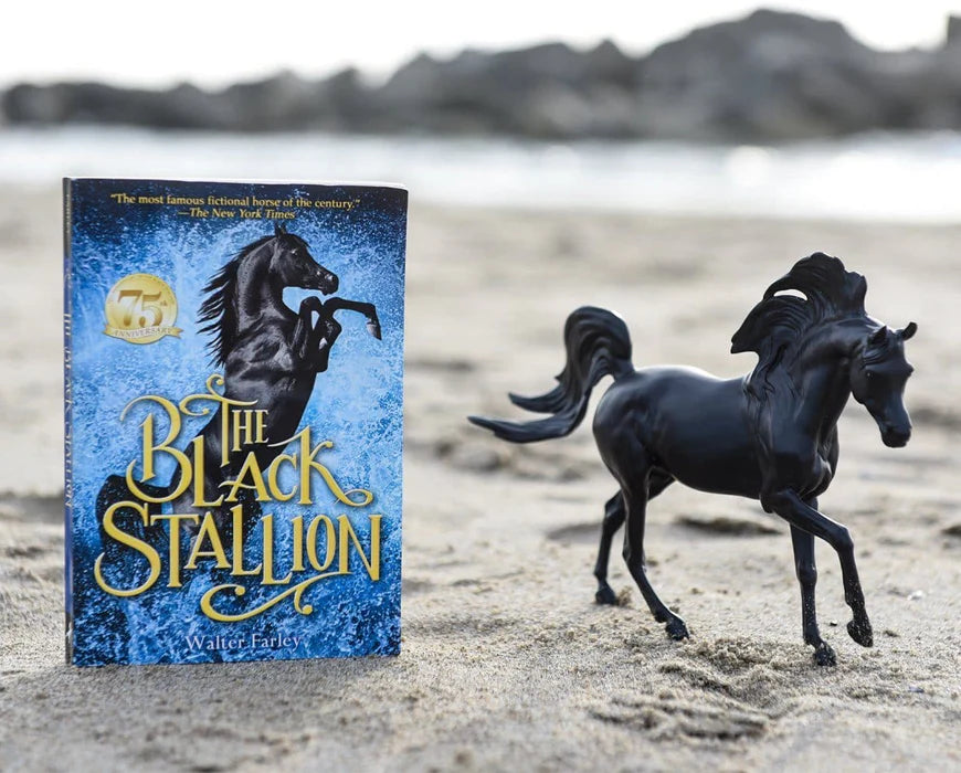 Breyer Freedom Black Stallion Horse and Book Set