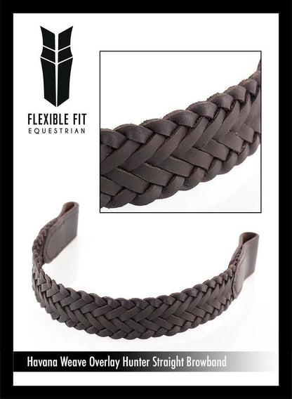 Flexible Fit Weave Overlay Browband